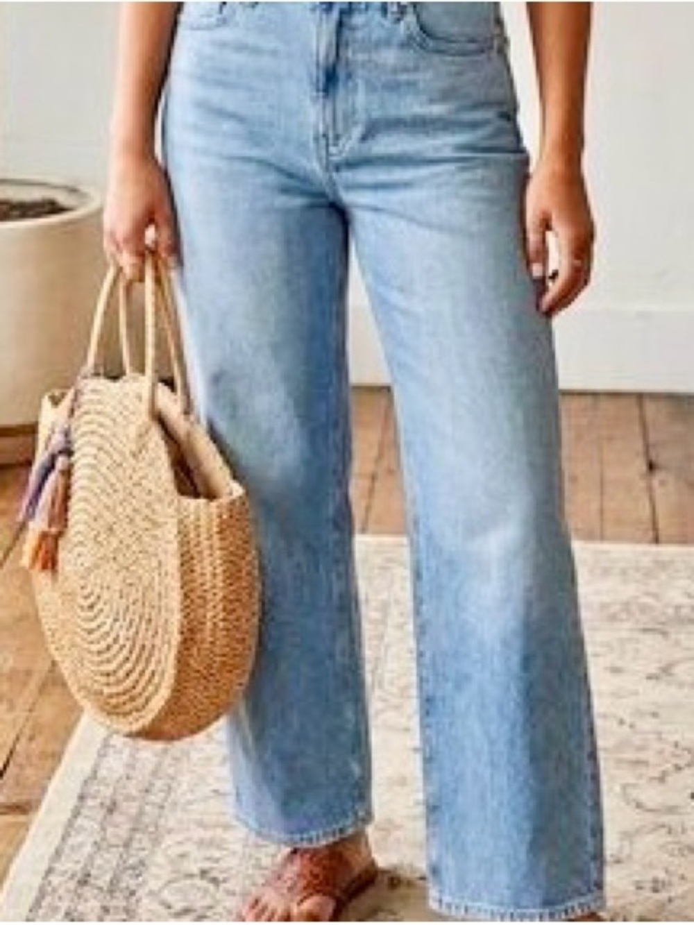 Everlane - The Way High Wide Leg Flare 23 Regular